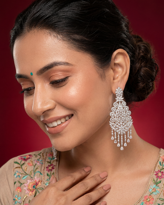 Tanvi American Dimond Premium Earing