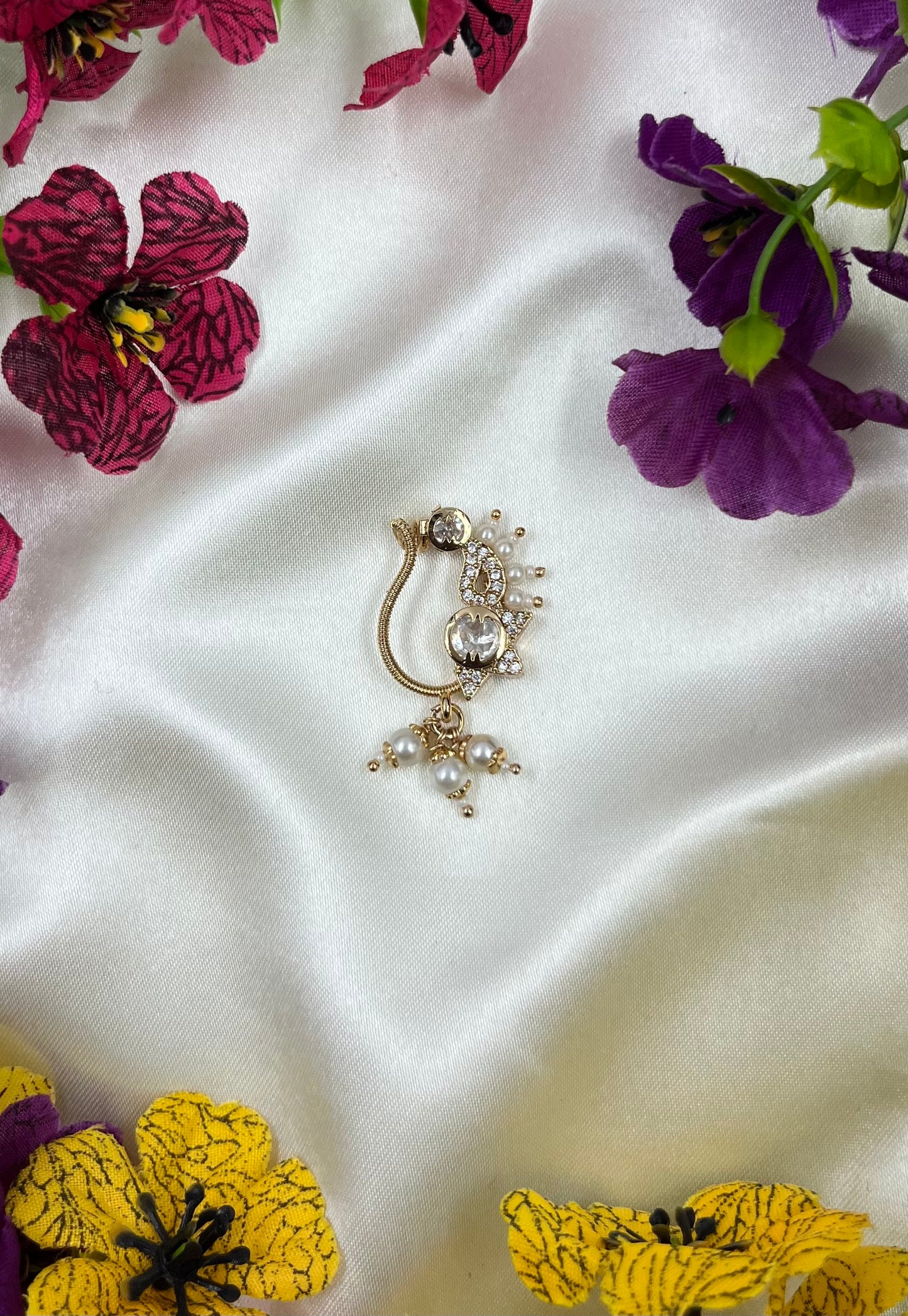 Anjana Moissanite Nose Ring