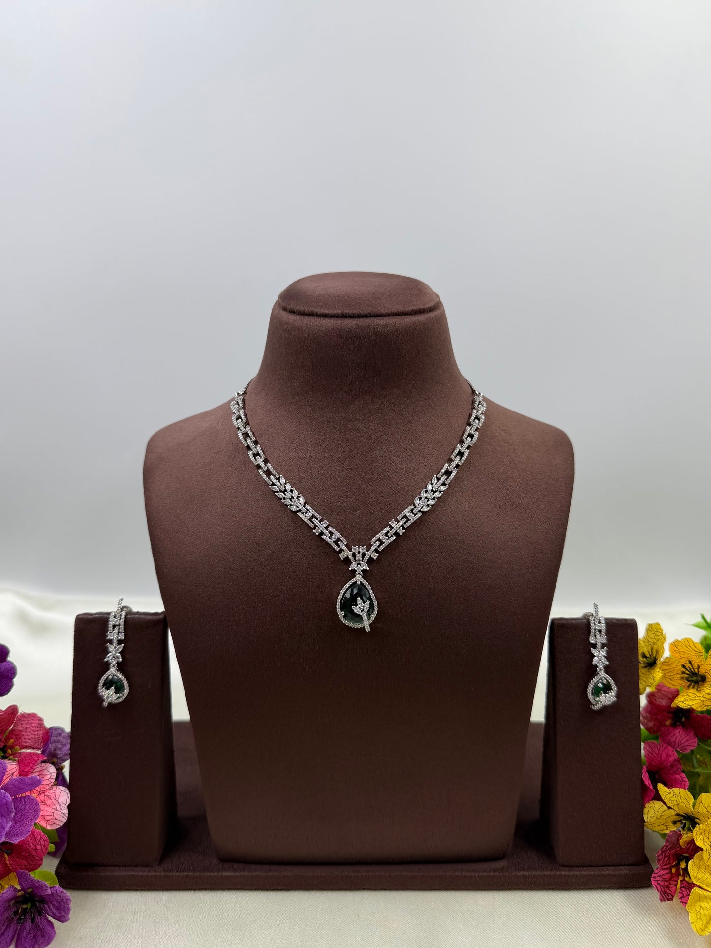 Aileen American Diamond Necklace