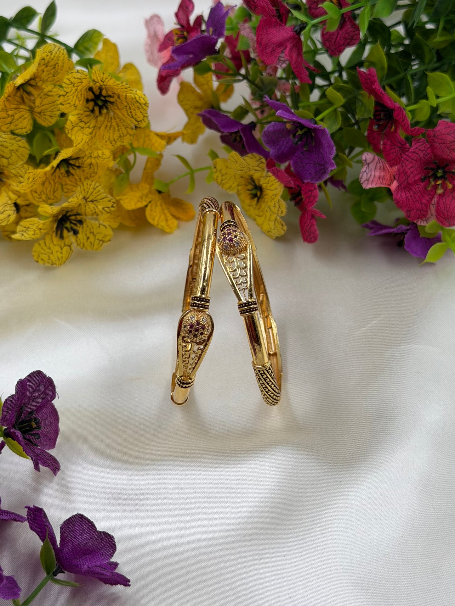 Dristi Golden Bangles