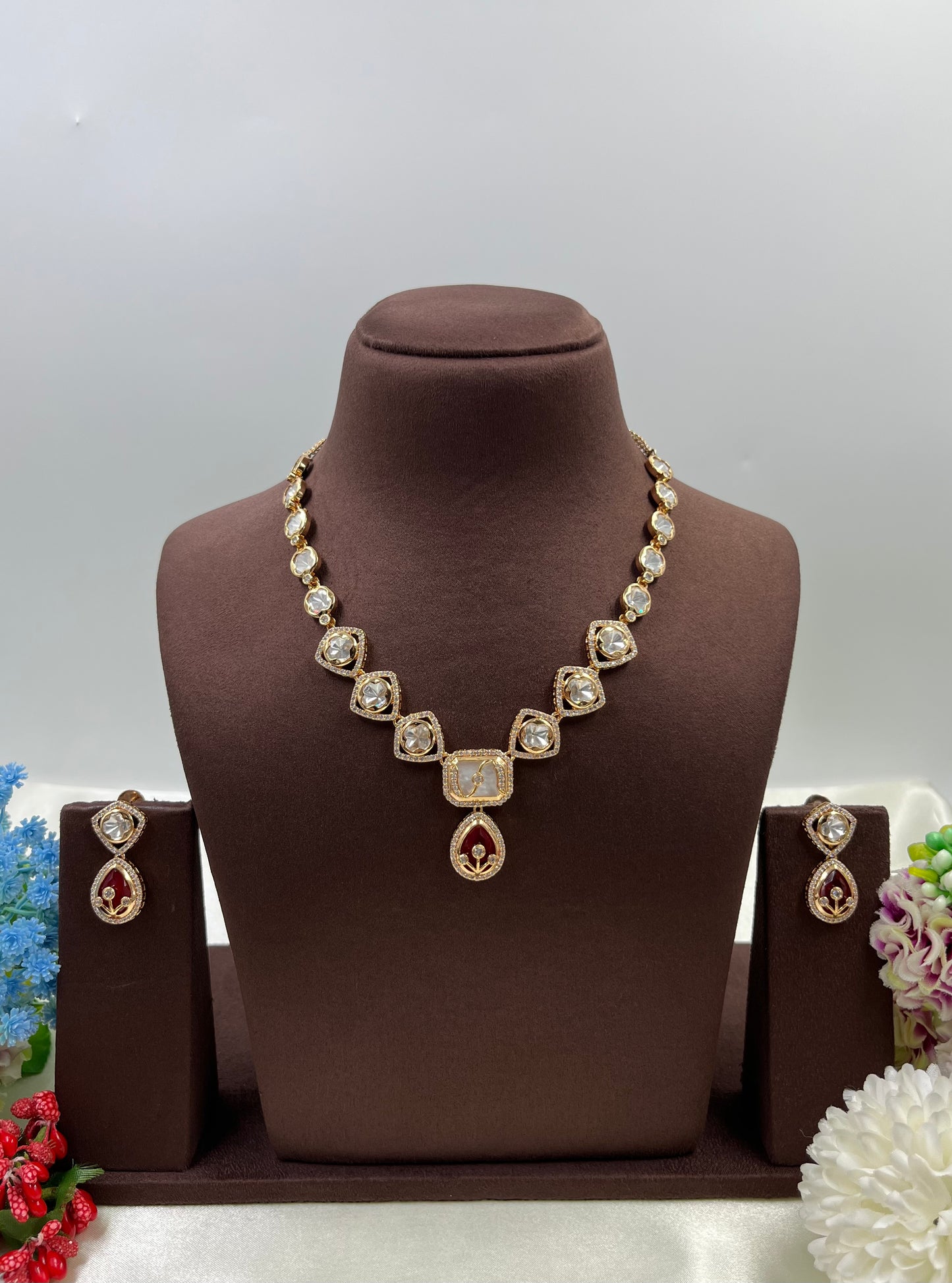 Prajakta Moissanite Delicate Necklace