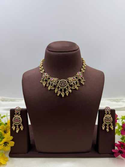Shivani Heritage Delicate Necklace Set