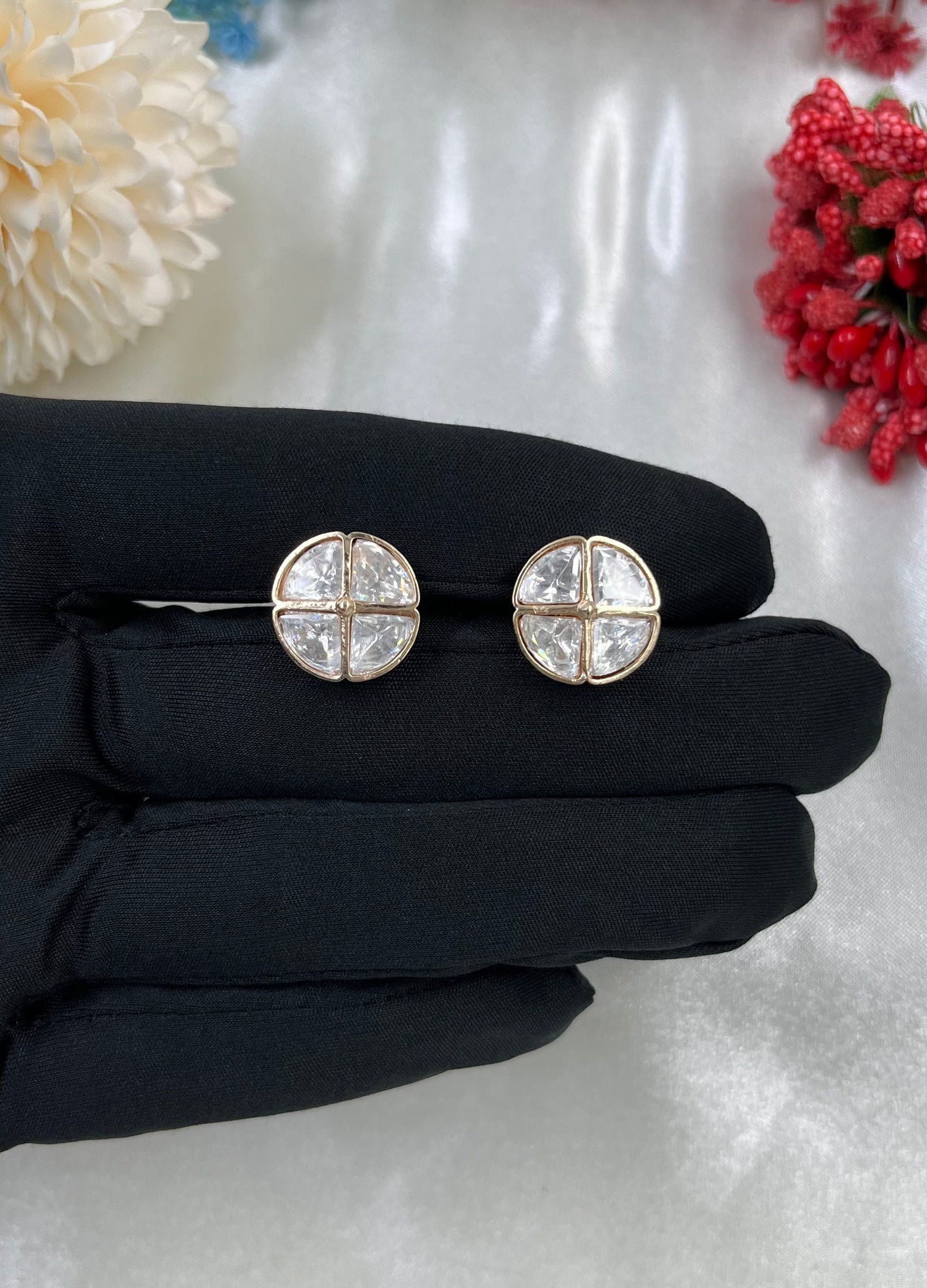 Vishaka Moissanite Kundan Tops