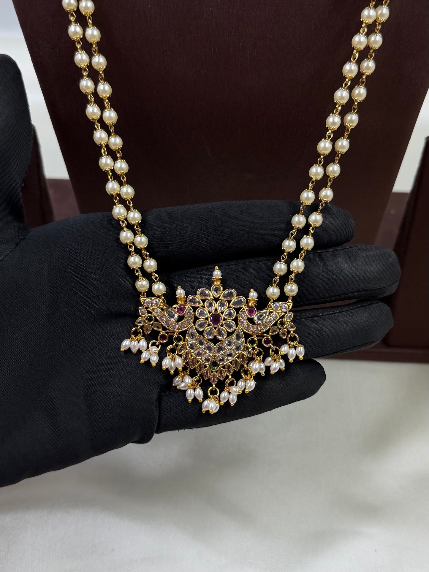 Vibha Victorian Traditional Long Necklace