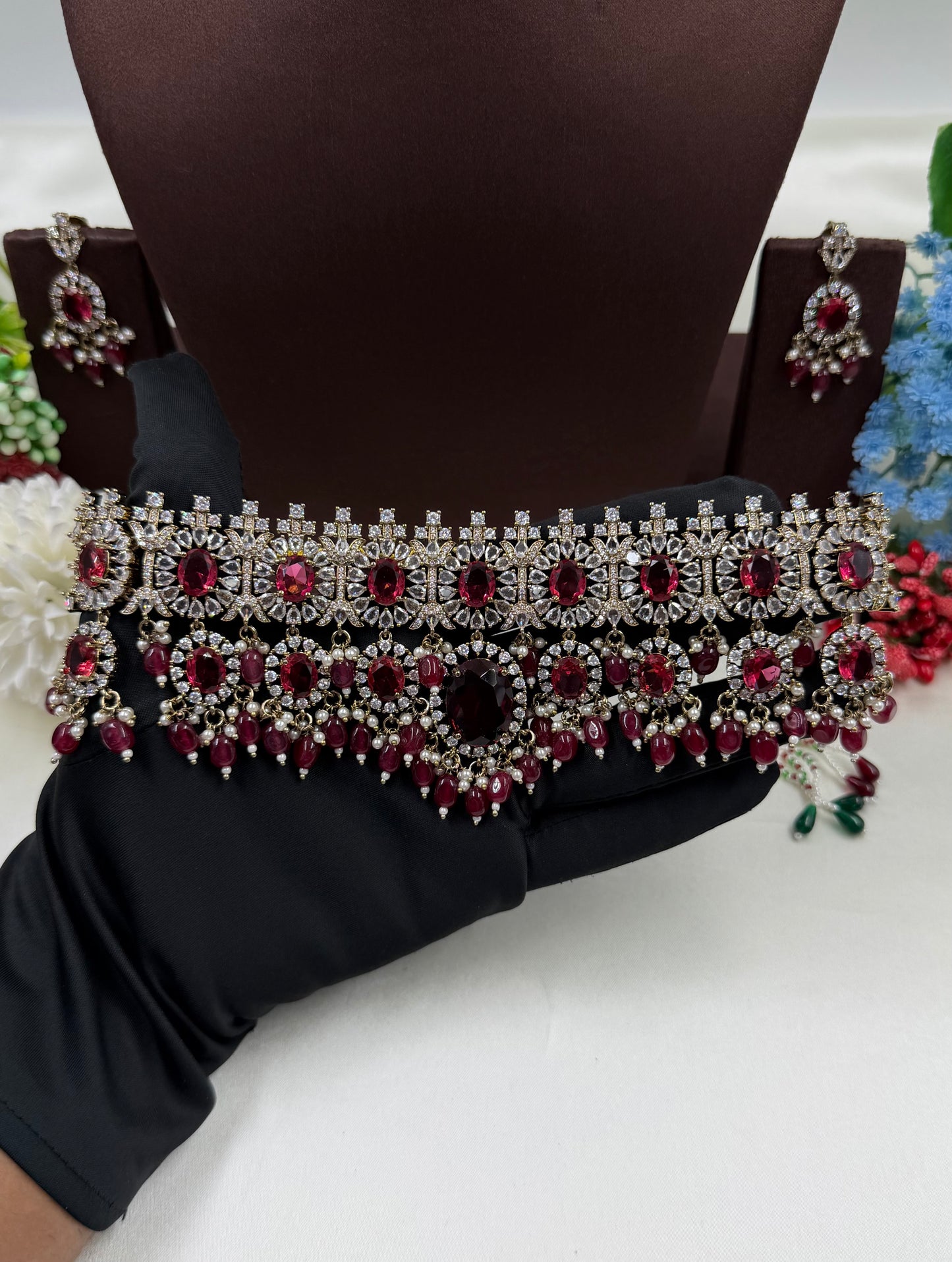 Samiksha Victorian Choker Necklace Set