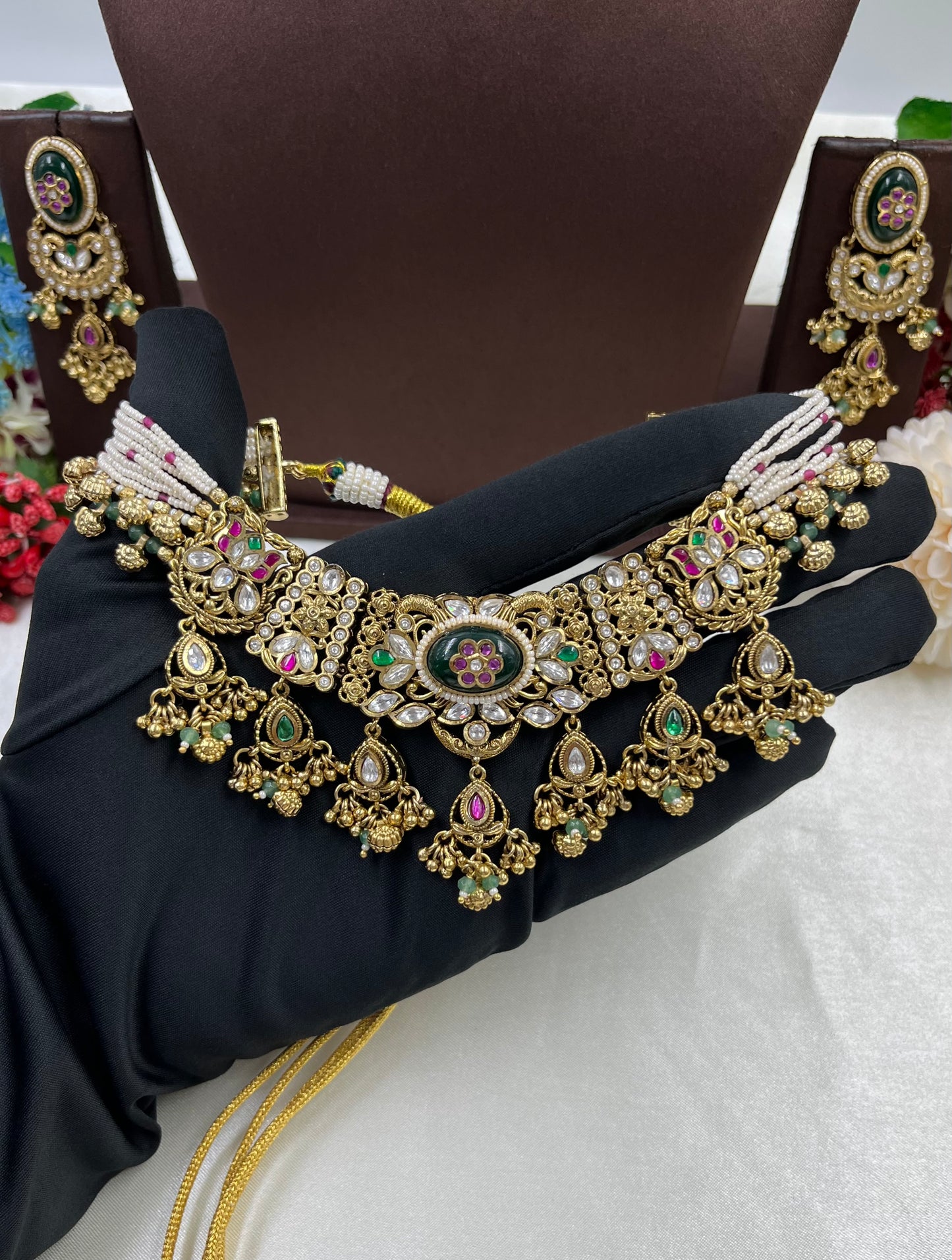 Aalia Heritage Antique Gold Necklace