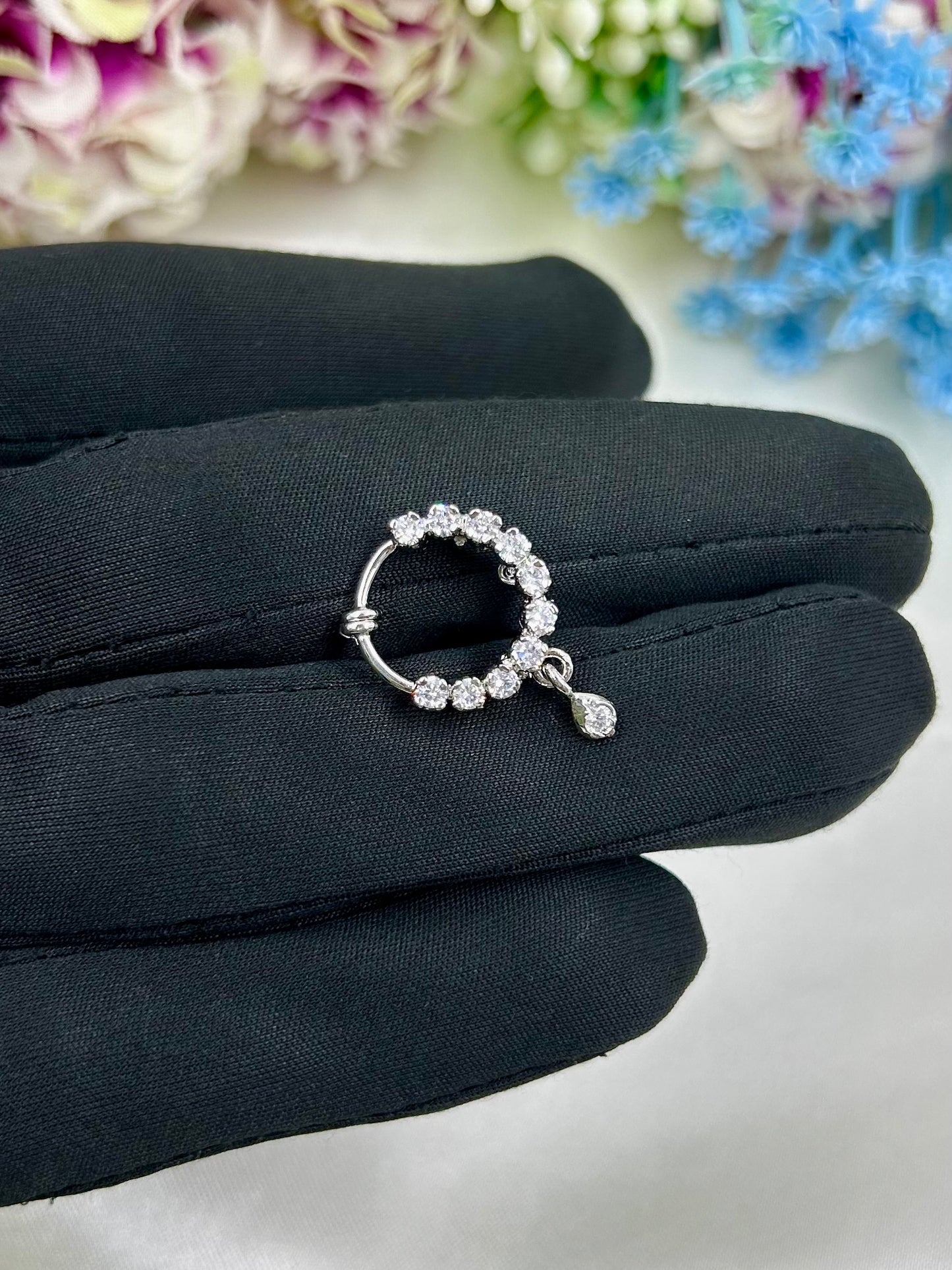 Anisha American Diamond Nose Ring