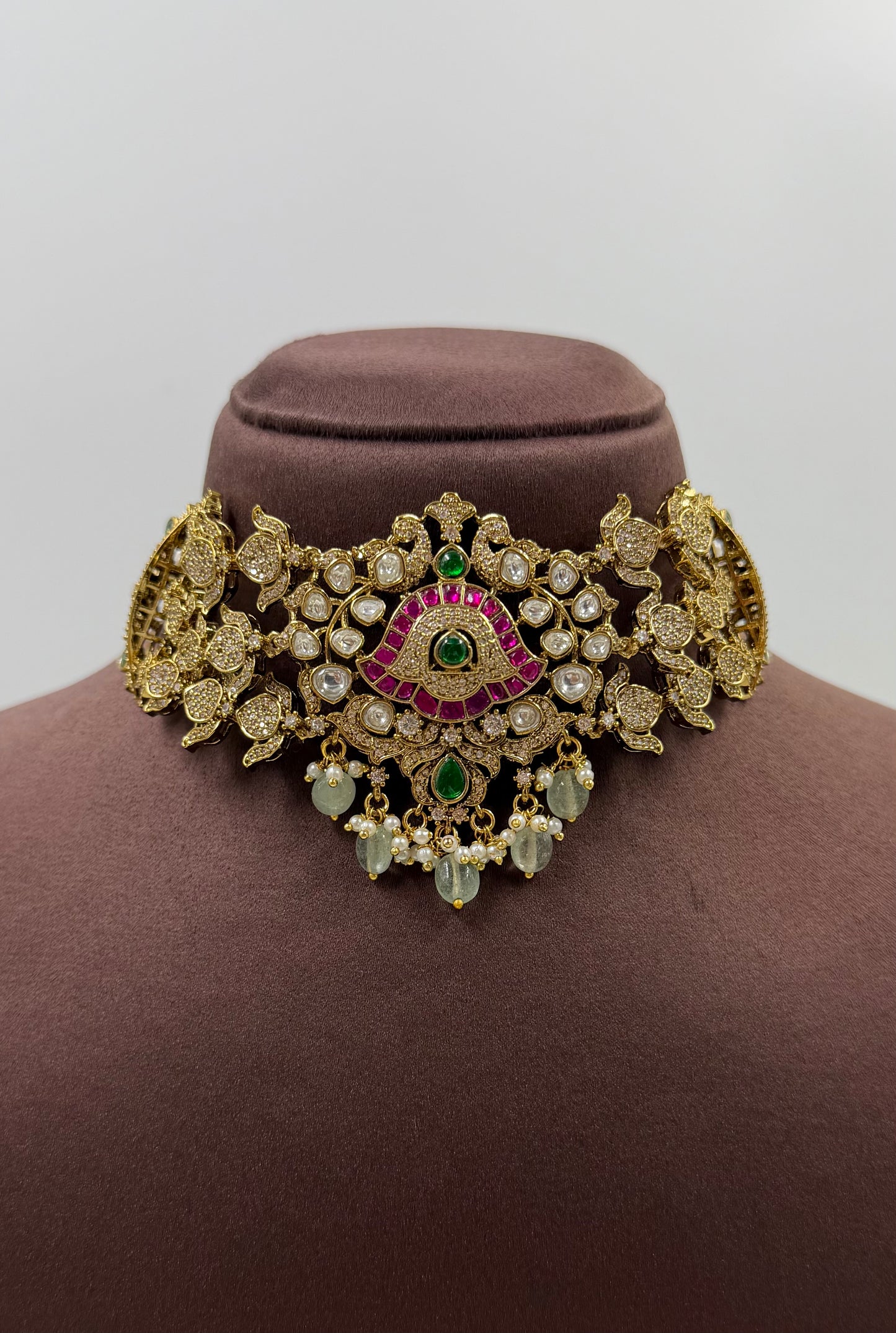 Naina Victorian Traditional Choker Necklace Set