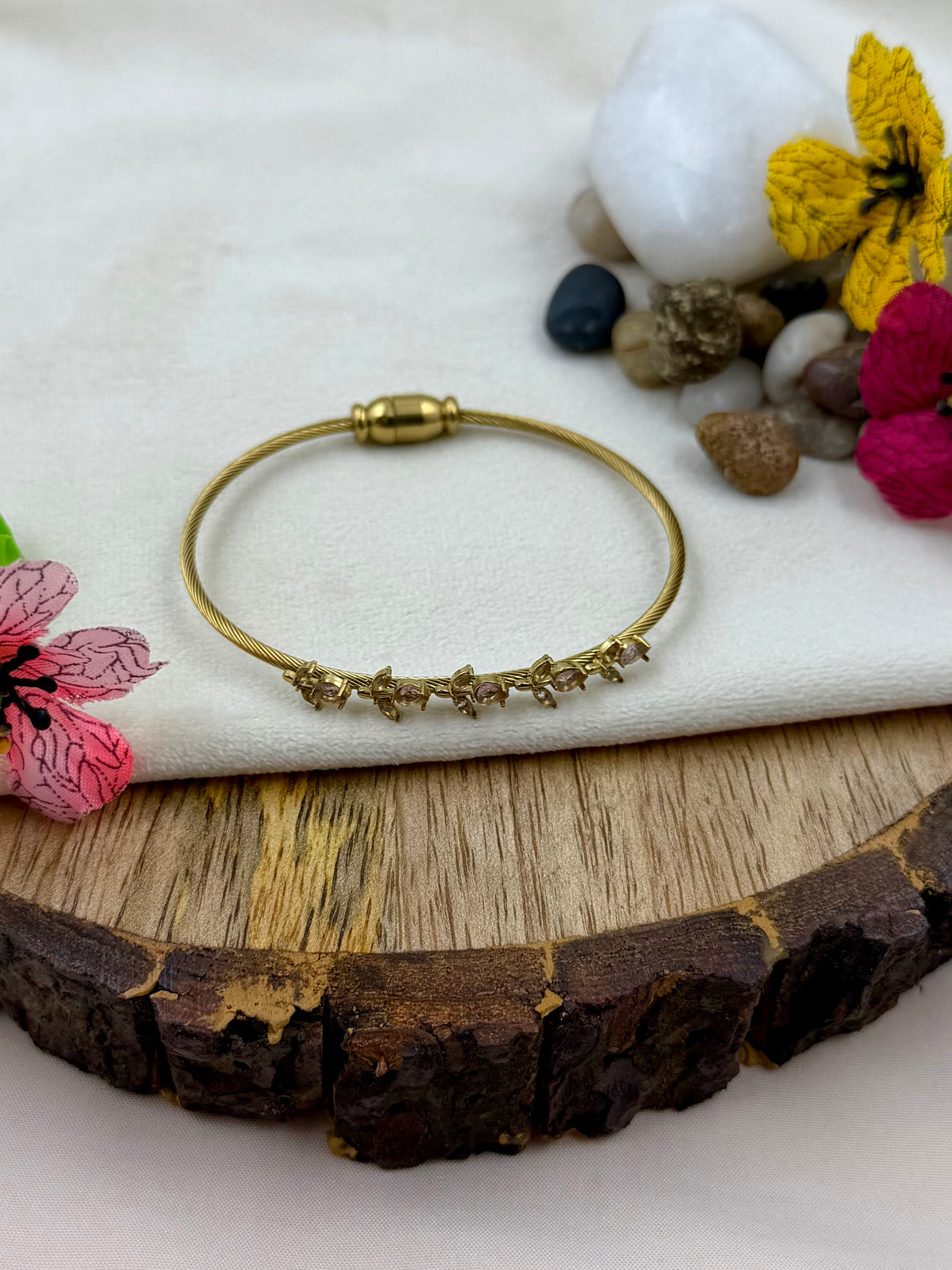 Aliya Crimson Bloom Bracelet