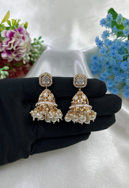 Rima Moissanite Jumka ￼