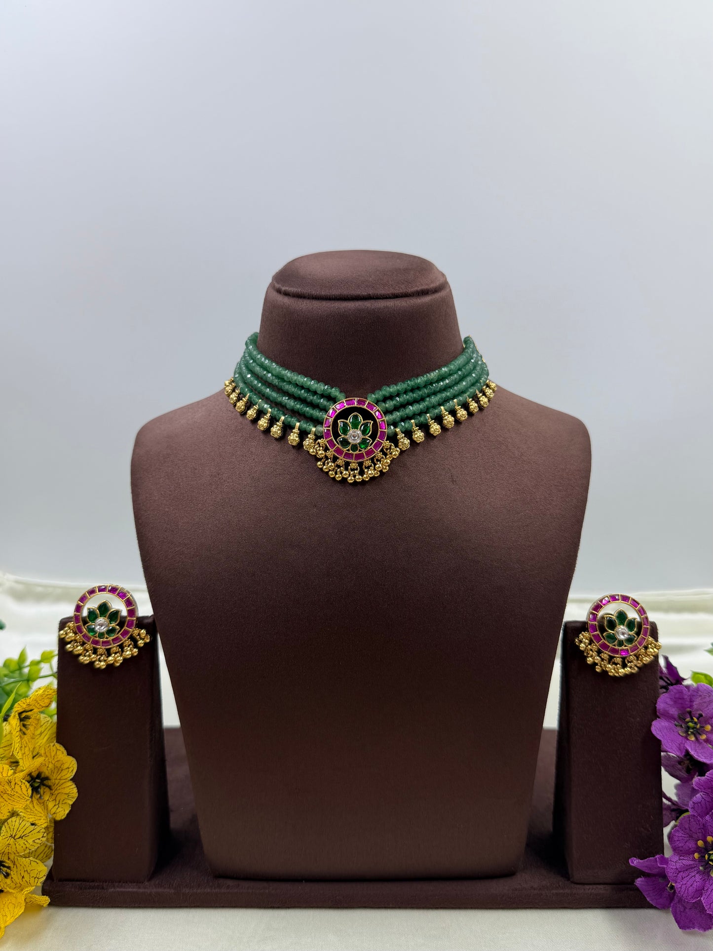 Poonam Pachi Kundan Choker