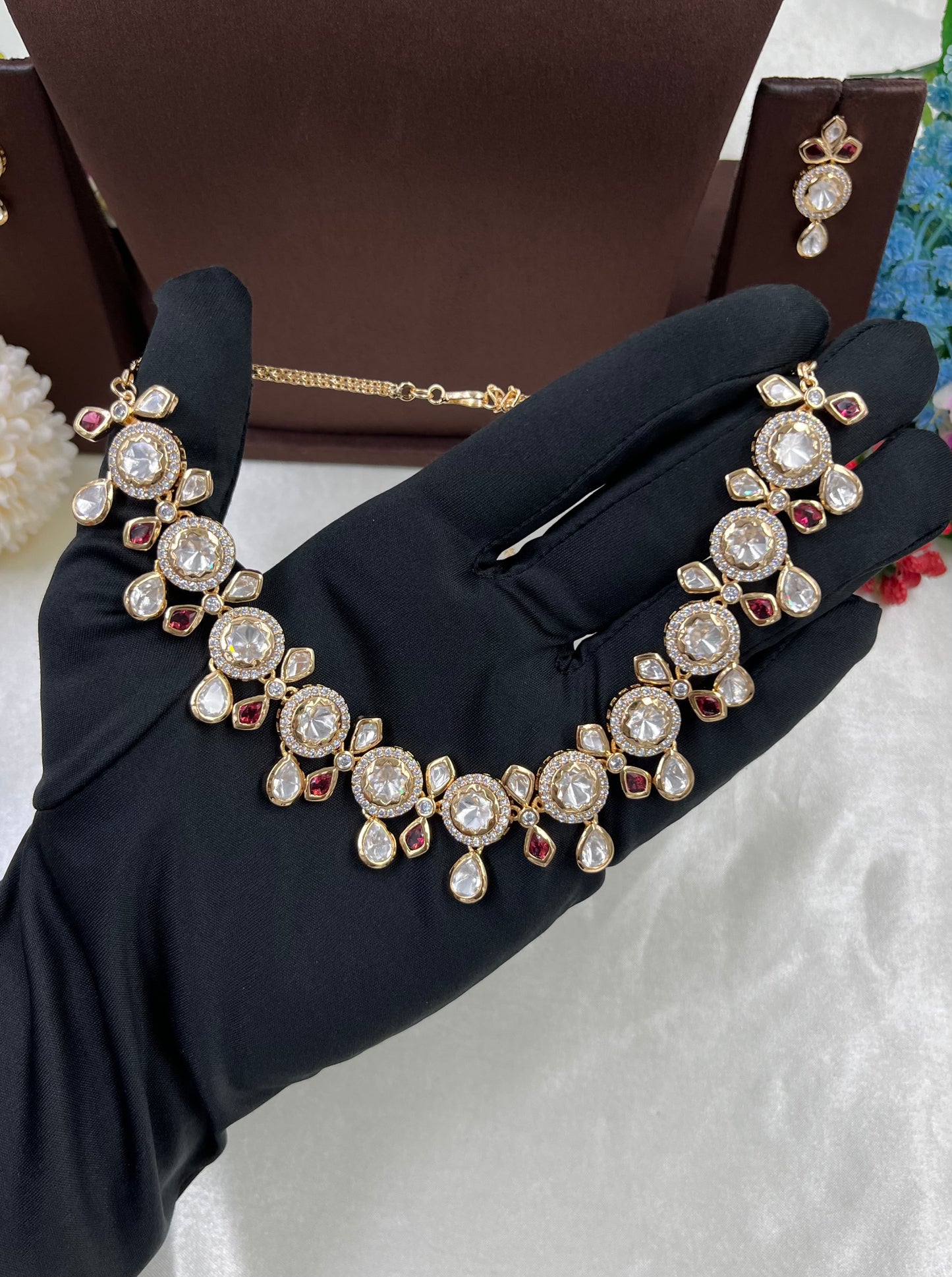 Swarna Premium Moissanite Necklace