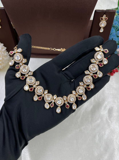 Swarna Premium Moissanite Necklace