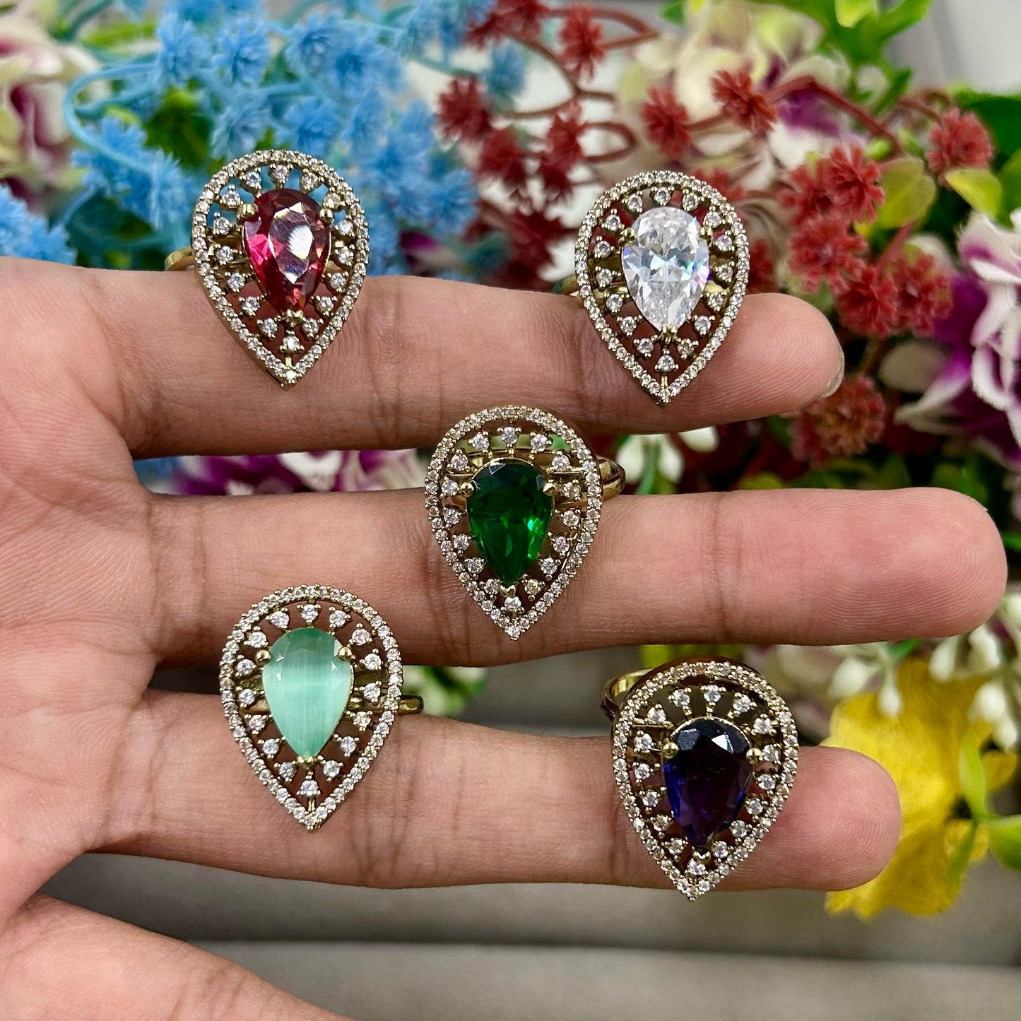 Nidhi Victorian Premium Ring (Adjustable)