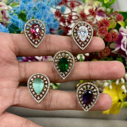 Nidhi Victorian Premium Ring (Adjustable)