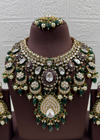 Chandrika Polki Kundan Necklace Set