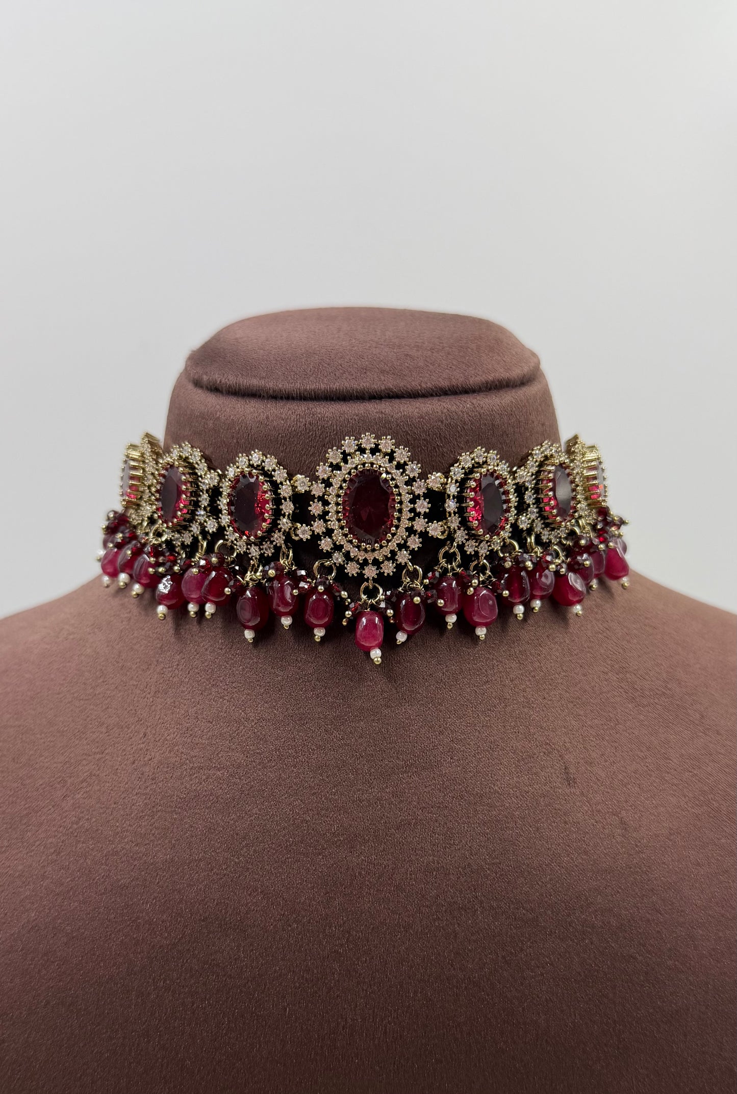 Mukta Premium Victorian Choker Necklace Set