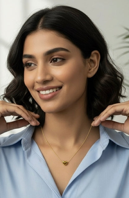 Emerald Dot Necklace