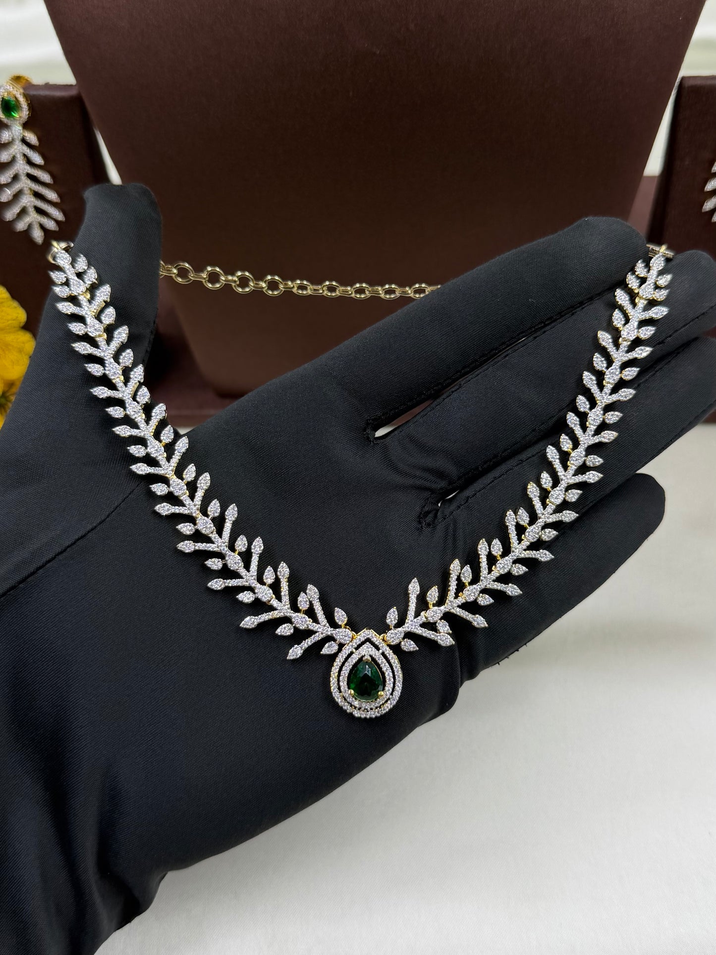 Juliee American Diamond Delicate Necklace