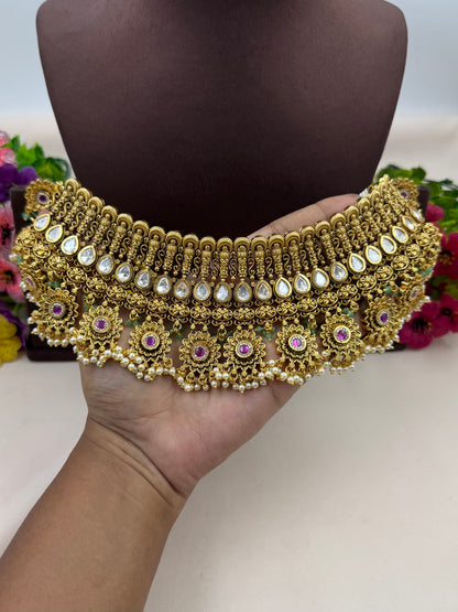 Kalpita Heritage Chorski Choker Necklace Set