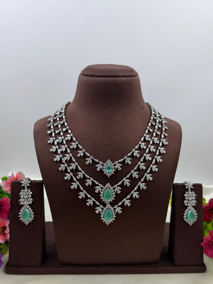 Ashley American Diamond Necklace Set