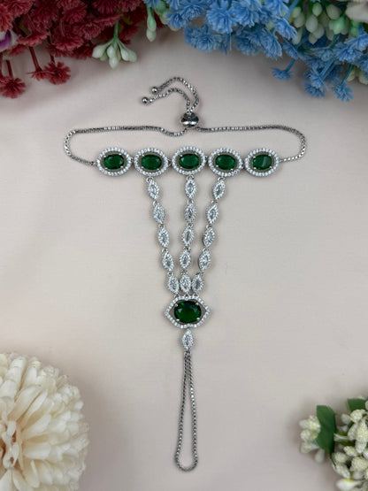 Fiza American Diamond Hath Panja (One Pis)