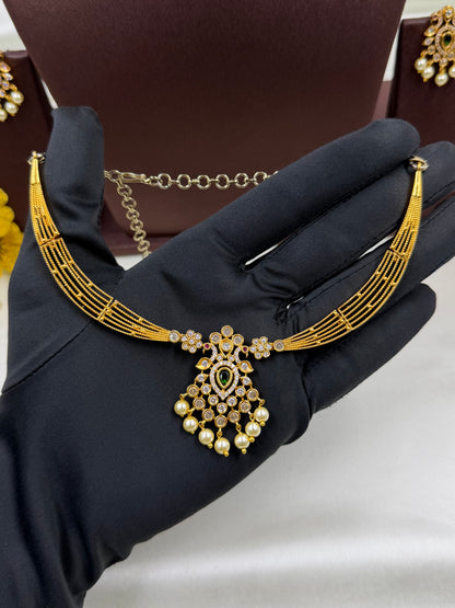 Unnati Traditional Hasli Necklace