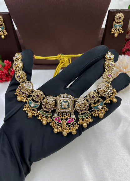 Ruchi Heritage Brass Necklace