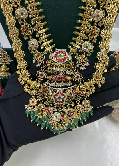 Rupmati Pachi Kundan Combo Set