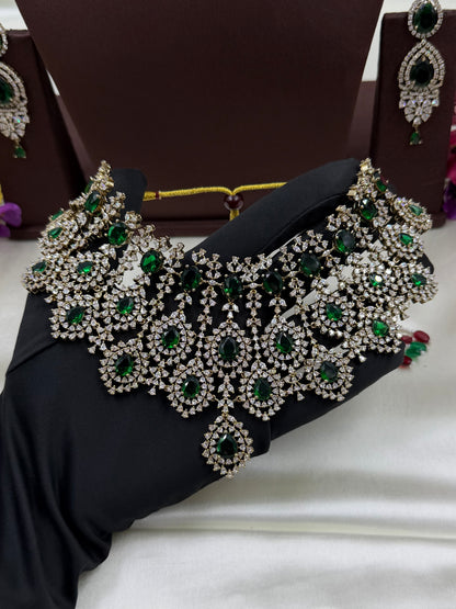 Swara Ad Victorian Choker Necklace Set