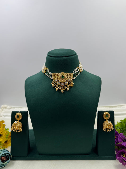 Vibha Traditional Choker Necklace Set