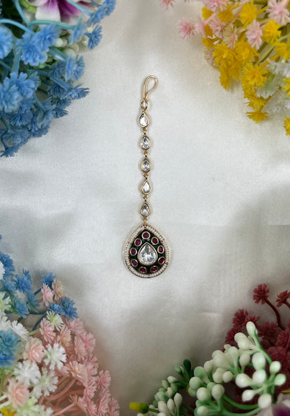 Yamini Moissanite Mang Tika