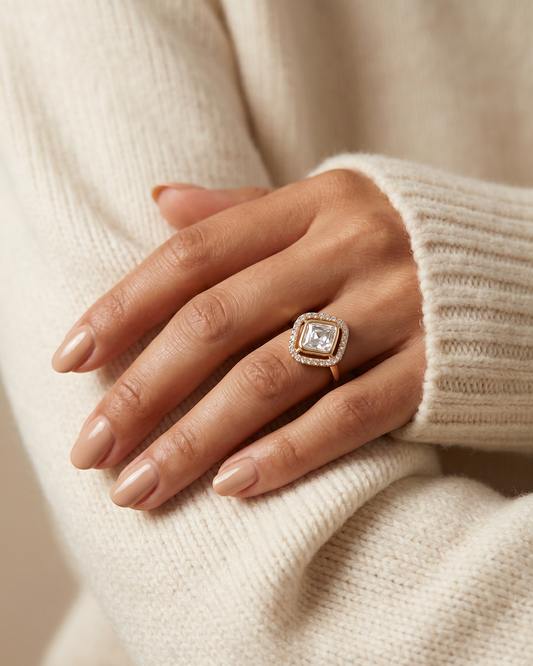 Aisha Premium Moissanite Ring