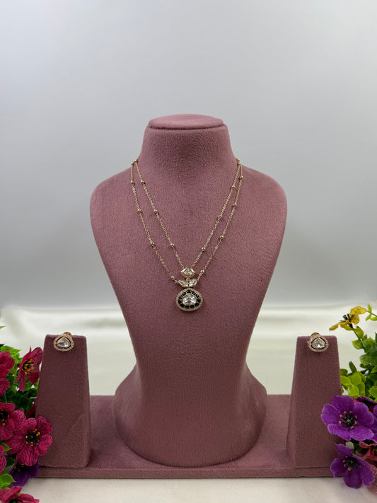 Mayuri Moissanite Chain Pendant