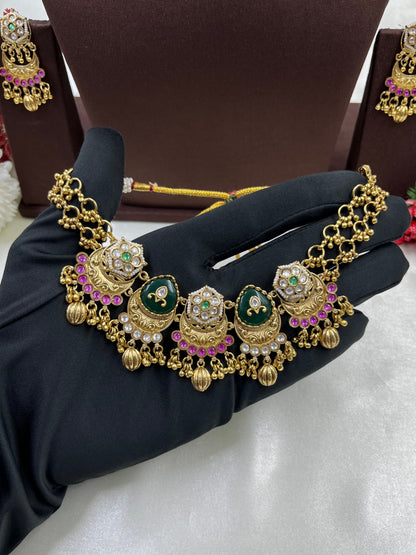 Ishani Heritage Necklace Set