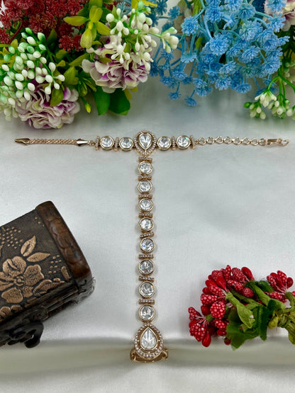Aarohi Moissanite Premium Hath Panja (One pis)