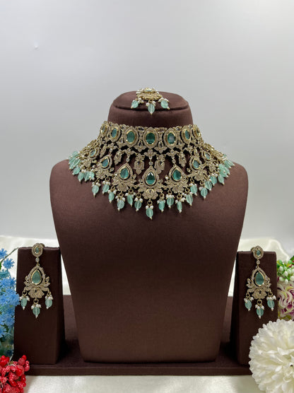 Rashmika Victorian Choker Necklace Set