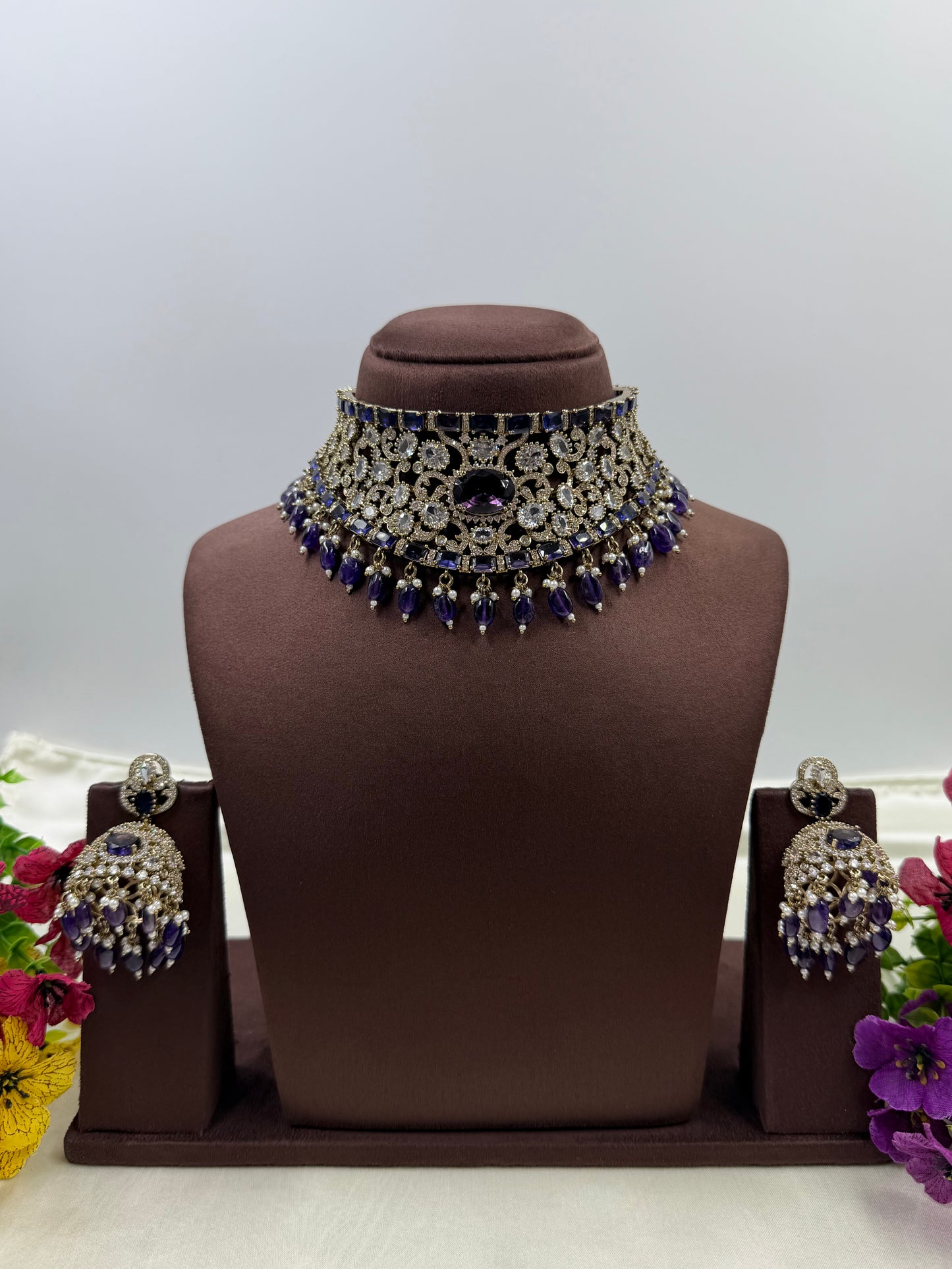 Kritika Premium Victorian Choker Necklace Set