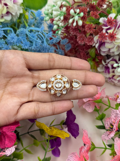 Trisha Moissanite Ring (Adjustable)