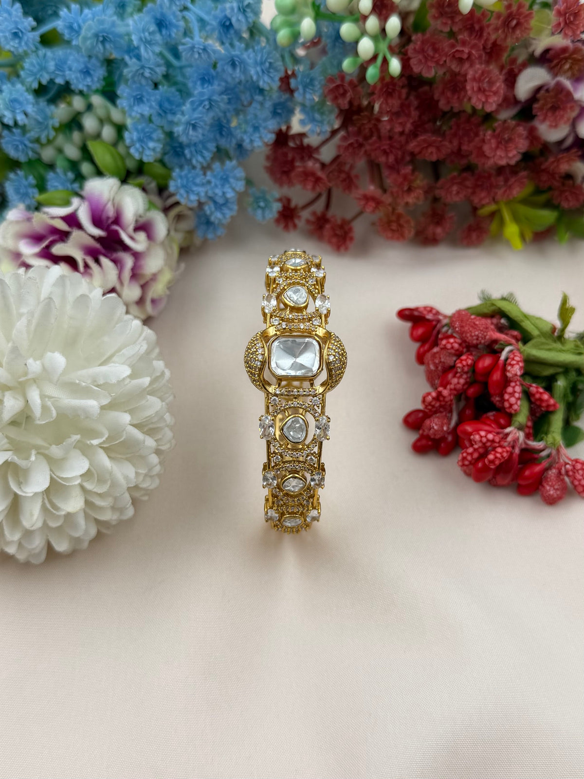 Salonee Moissanite Kada (Openable)