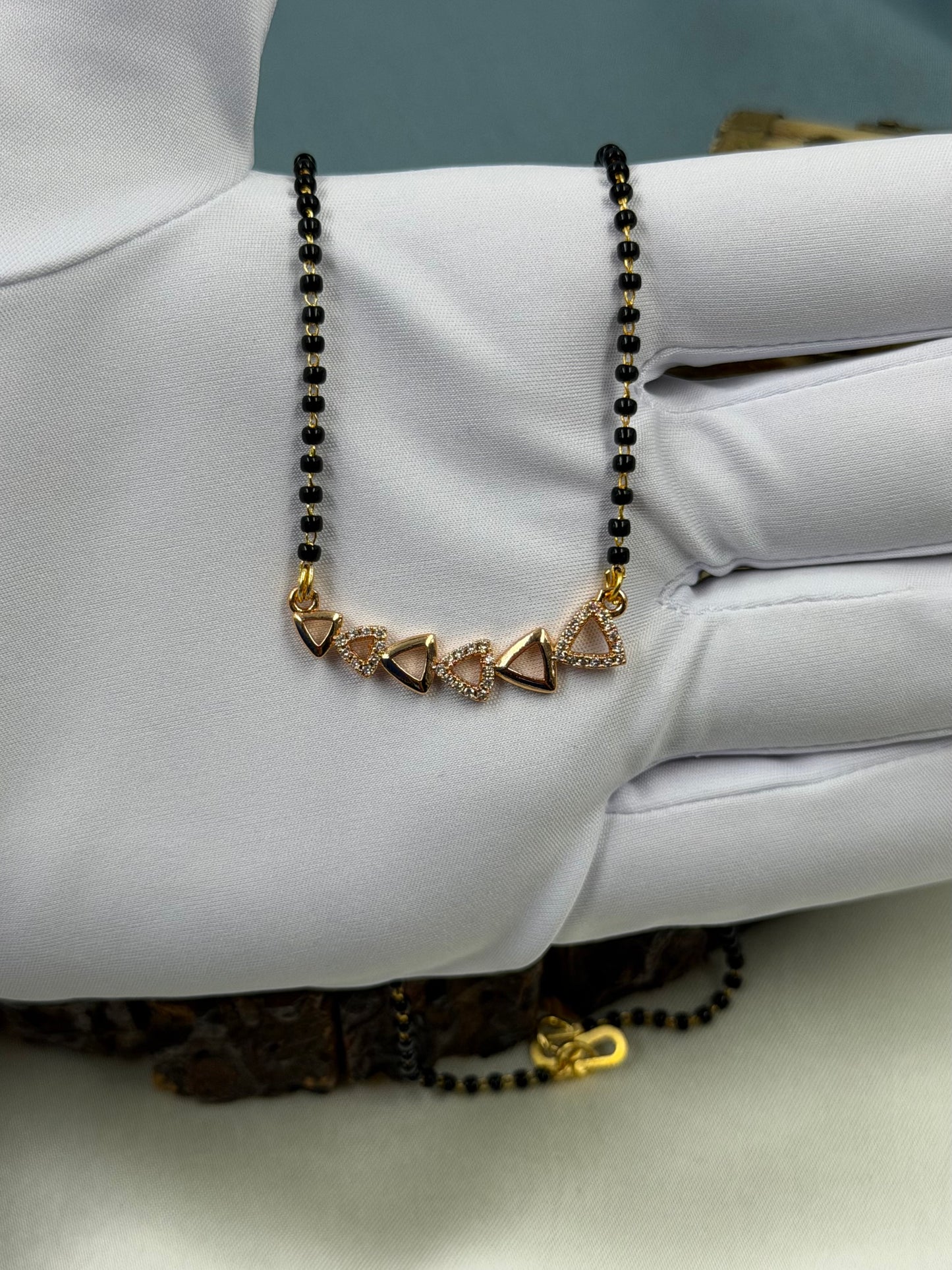 Ambika Rose Gold Mangalsutra