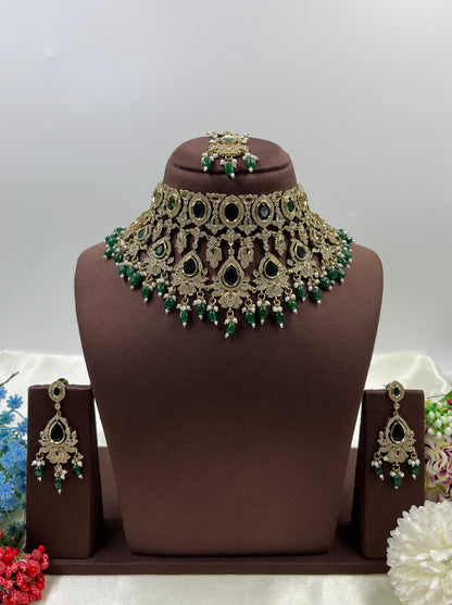 Rashmika Victorian Choker Necklace Set