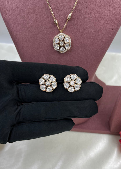 Alina Moissanite Chain Pendant