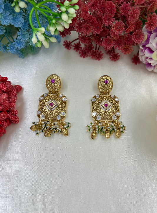 Harini Brass Earing