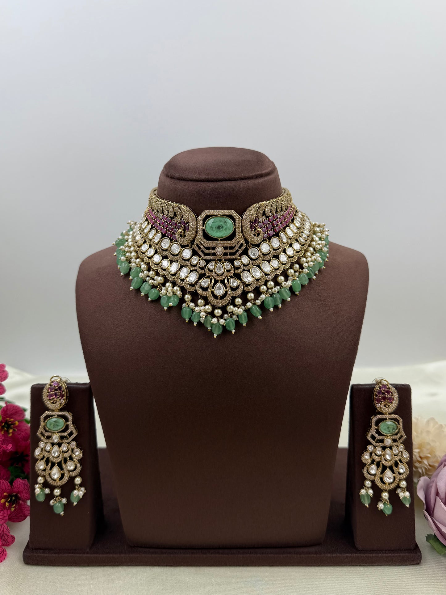 Rupali Premium Victorian Choker Set