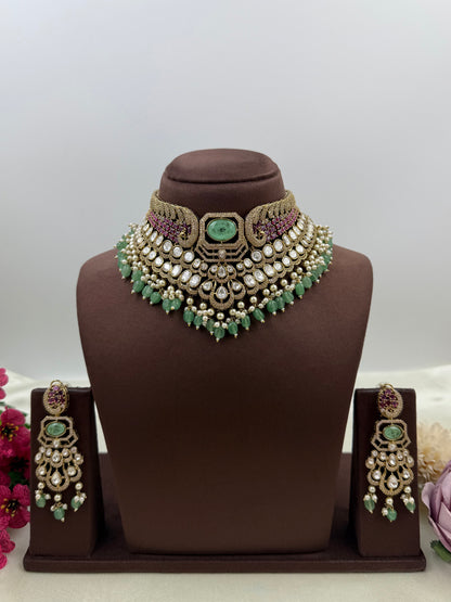 Rupali Premium Victorian Choker Set