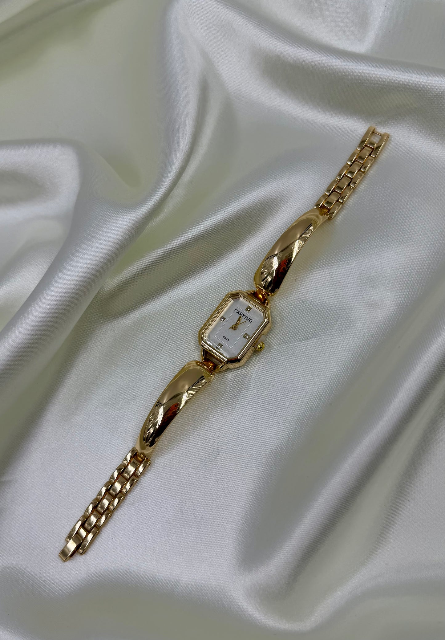 Krisha Gold Stainless Steel Watch (Adjustable)