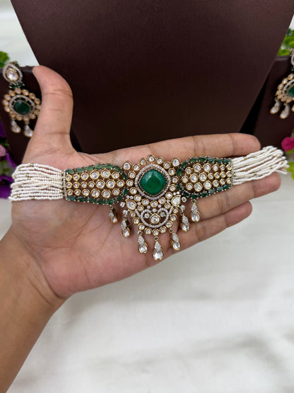 Amrapali Victorian Choker Necklace Set