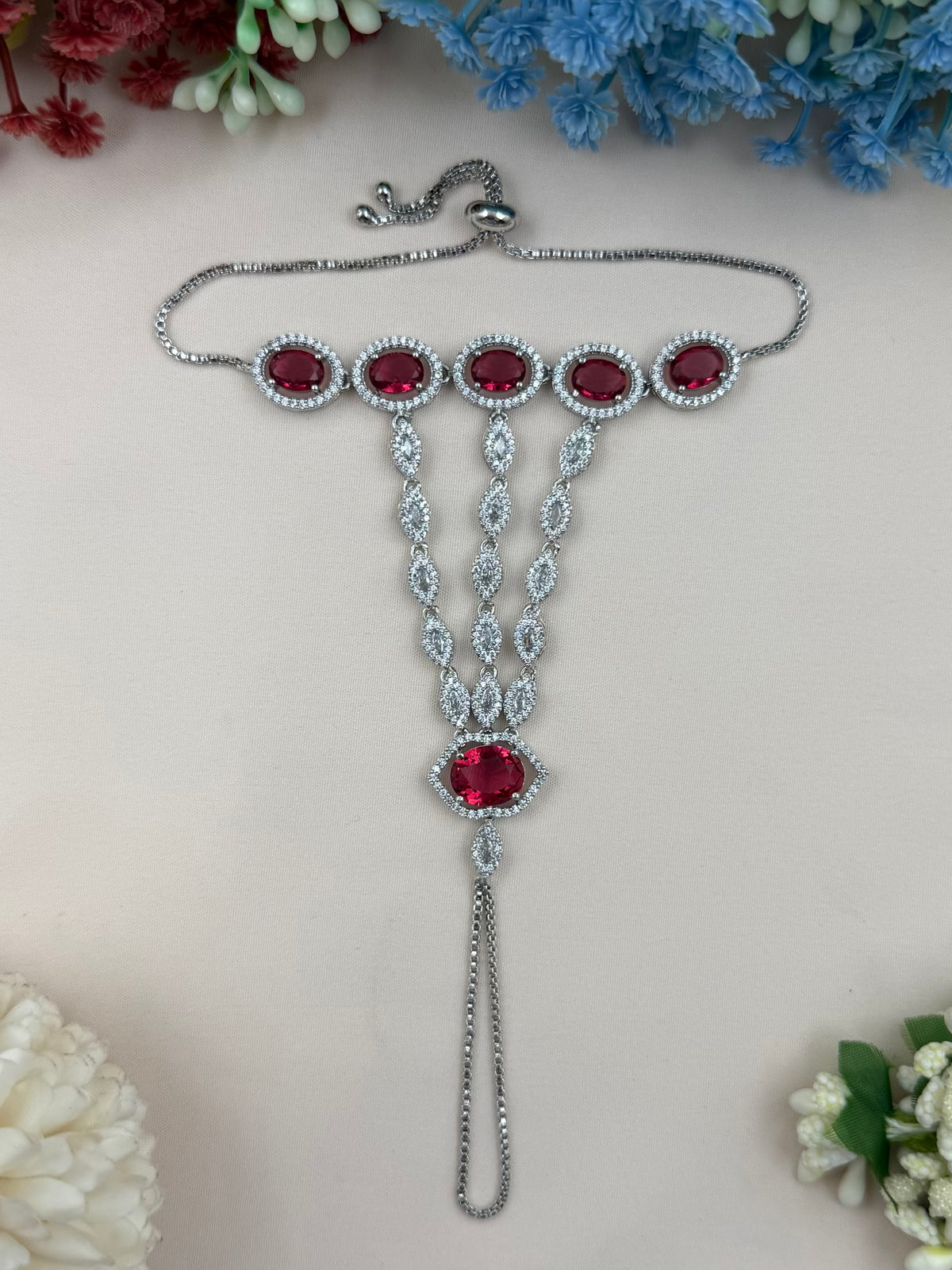 Fiza American Diamond Hath Panja (One Pis)