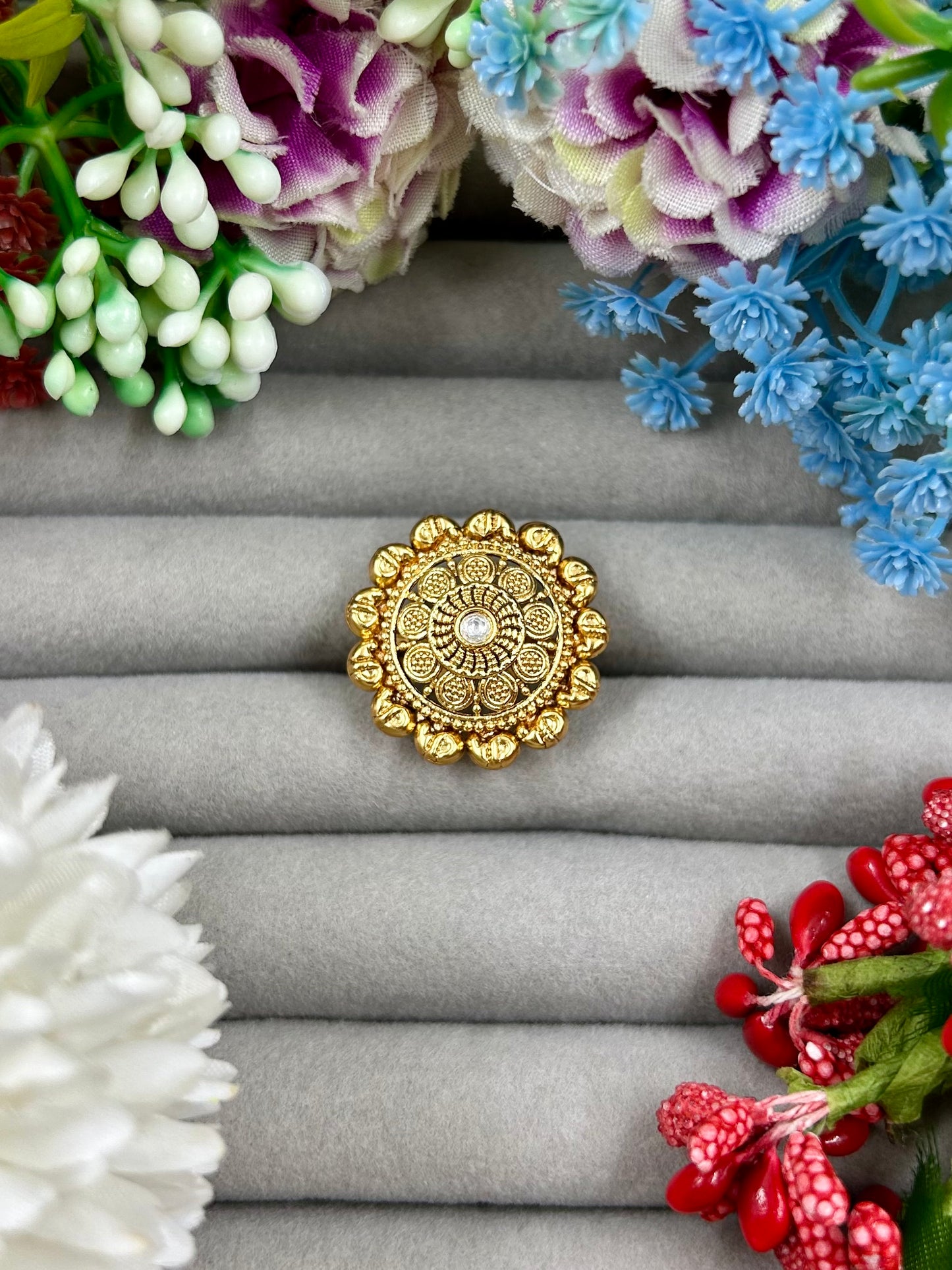 Ritu Heritage Finger Ring (Adjustable)